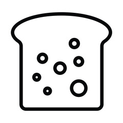 Bread Vector icon which is suitable for commercial work and easily modify or edit it

