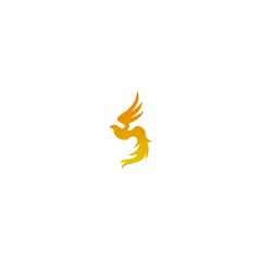 Phoenix logo icon design template vector