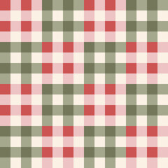 Illustrator vector of green and red checkered pattern,christ mas theme checkered