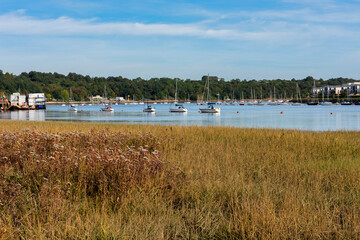 Upnor near Rochester & the Medway Estuary in Kent, England