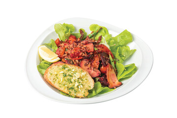 Healthy nutrition Bowl Salad in white plate