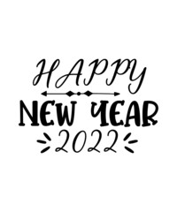 Happy New Years SVG Bundle, Hello 2022 Svg, 2021