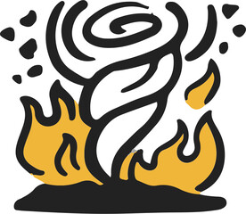 forest fire icon