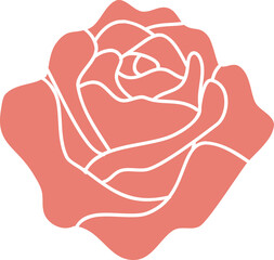 rose valentine love icon