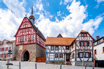 Historisches Rathaus, Marktplatz, Oberursel, Taunus, Hessen, Deutschland 