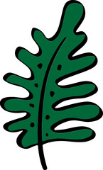 leaf drawing icon