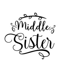 Sister svg tshirt design