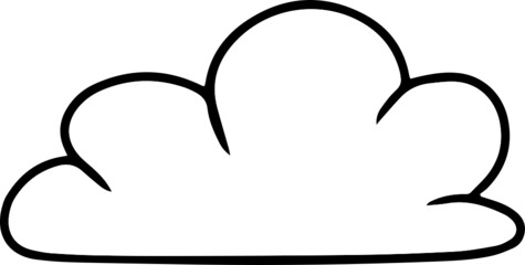 Cloud Drawing Cartoon Icon