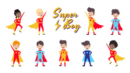 Fototapeta premium Super hero boys