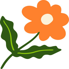 flower draw cartoon cute icon