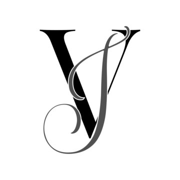 vj, jv, monogram logo. Calligraphic signature icon. Wedding Logo Monogram. modern monogram symbol. Couples logo for wedding