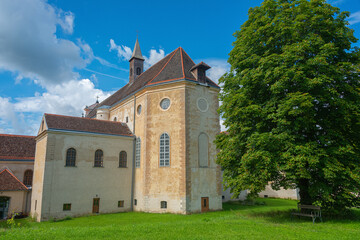 Fototapeta na wymiar Mauerbach Charterhouse (Kartause Mauerbach), in Mauerbach on the outskirts of Vienna, Austria, is a former Carthusian monastery, or charterhouse. Founded in 1314. 