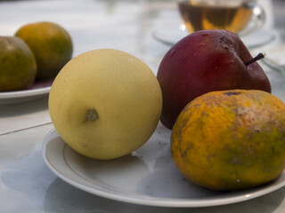 fruit for offering religious activities in a temple