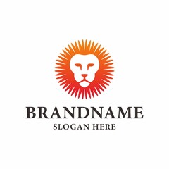 Head Lion logo vector