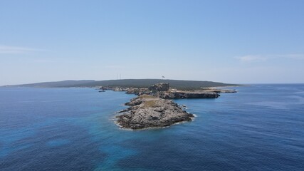 view of the sea from the sea