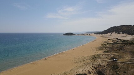 golden beach sea coast