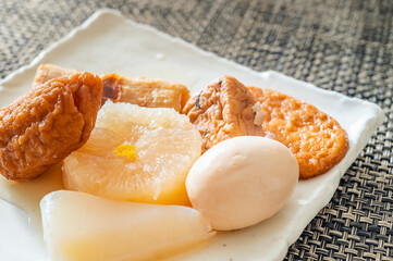 味のしみ込んだおでん