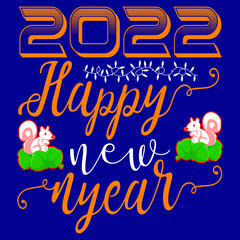 2022 happy new year 