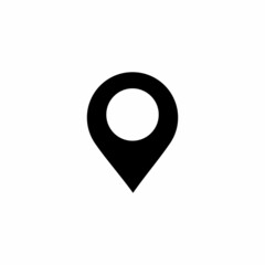 Location pin. Map pin icon design vector