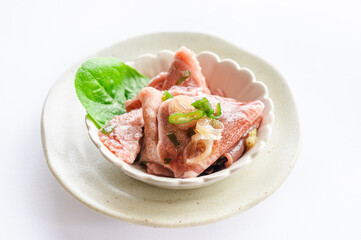 焼肉用　豚タンねぎ塩レモン