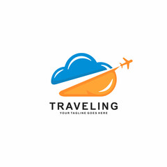 Travel. Traveling logo. Tour and travel logo design vector illustration