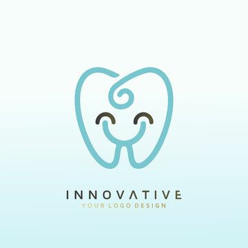 Modern and Fun Kids Dental Office Logo