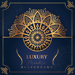 Luxury wedding mandala background premium vector ornamental design