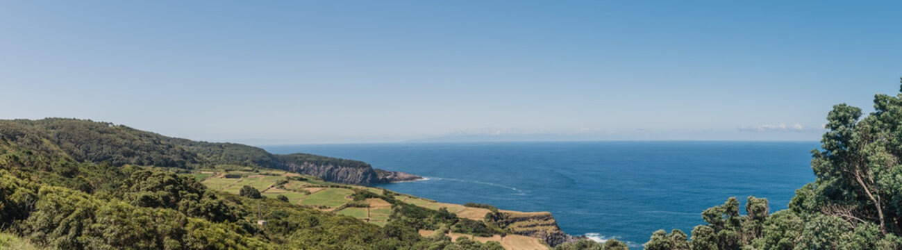 Ponta do Queimado viewpoint, Terceira Island, Azores, Portugal