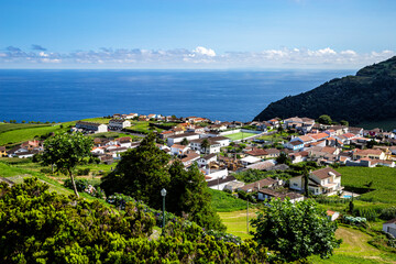 Village Água Retorta, São Miguel Island, Azores, Açores, Portugal, Europe.