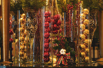 decoration. Christmas decoration. photo inside.