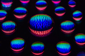 Makro Tropfen Licht
