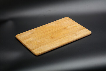 Wooden board for kitchen isolated