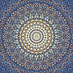 Abstract geometrical background. Ornamental symmetric pattern