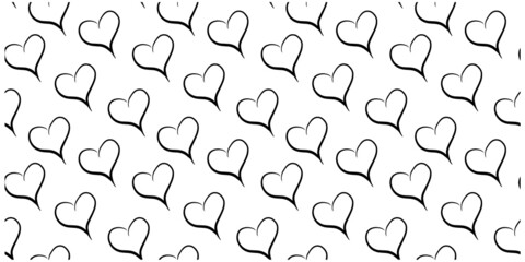 seamless pattern with hearts