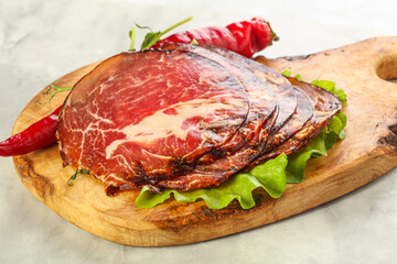 Dried pork neck meat snack