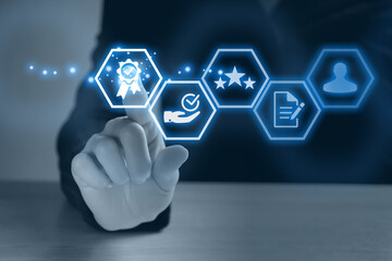 The concept of quality management, standards and rating as a business process and technology....
