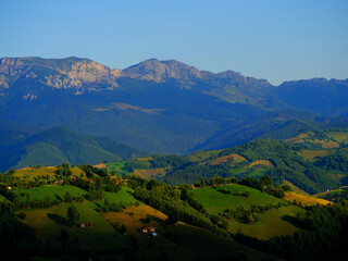 Obraz premium Summer alpine landscape of Bucegi Mountains, Romania, Europe
