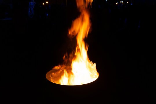 Firebowl goblet garden party fire night