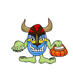 Vector design for postcard backgrounds and fabrics.Funny monsters for Halloween