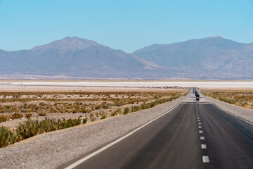 main road in the desert