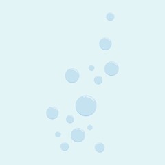 Naklejka na ściany i meble water bubbles element vector design template