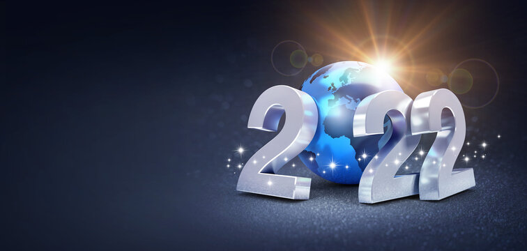 Carte de voeux 2022 - Bonne et heureuse année