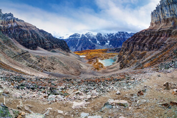 Panorama of Larch Valley as Viewed Atop Sentinel Pass