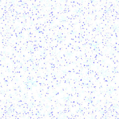 Hand Drawn Snowflakes Christmas Seamless Pattern. Subtle Flying Snow Flakes on chalk snowflakes Background. Alive chalk handdrawn snow overlay. Uncommon holiday season decoration.