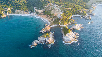 Perfect images. Drone photos of the bay. Kilimli koyu ağva şile istanbul
