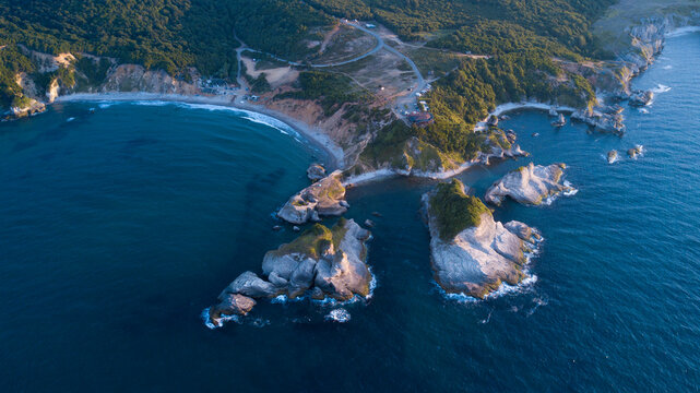 Perfect images. Drone photos of the bay. Kilimli koyu ağva şile istanbul