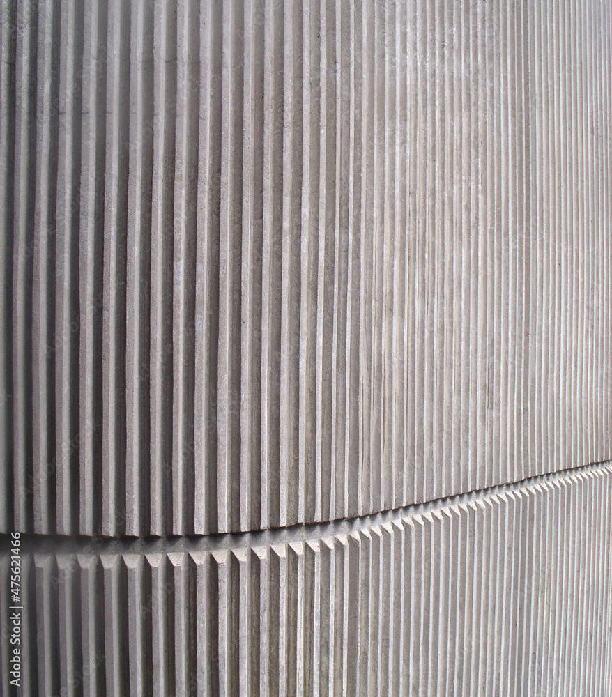 Wall mural closeup shot of a modern concrete architectural design of a building