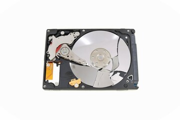 Defective hard disk drives, bad sectors on the HDD. PC repair concept