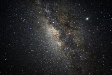 Beautiful shot of a galaxy milky way sky background