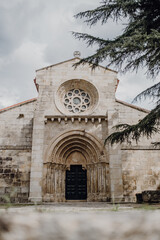 Low angle of Paco de Sousa monastery